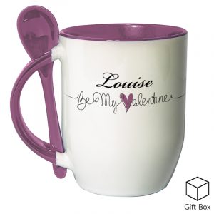 Two Tone Mug With Spoon